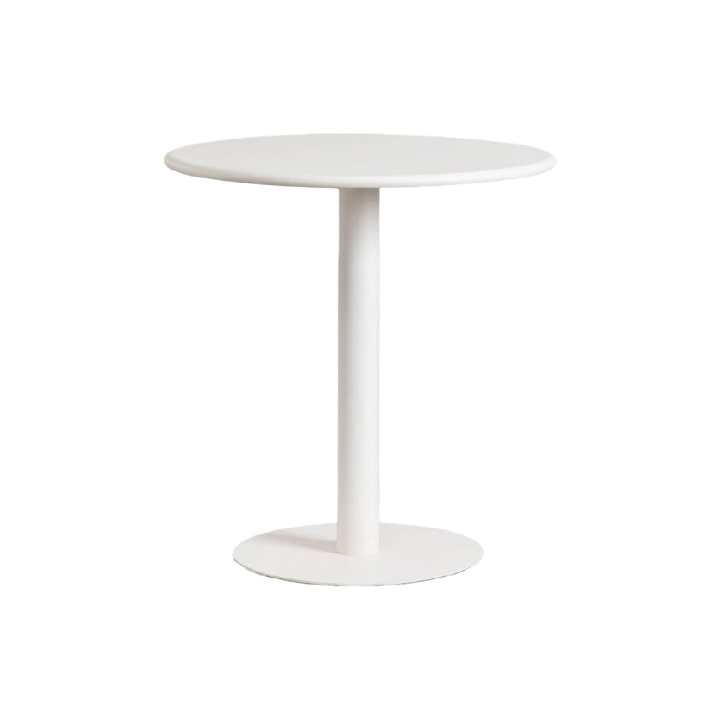 Table ronde en métal pour salle à manger - 80 x 80 x 75