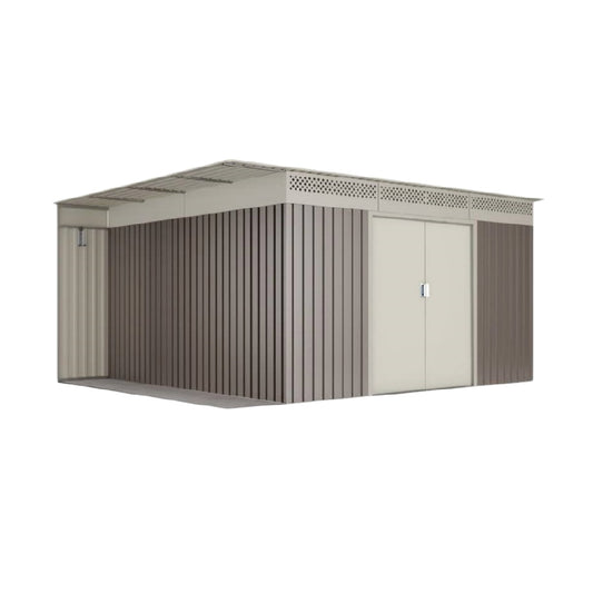 Outdoor Storage Shed for Garden Use in Steel - 200 x 100 x 100