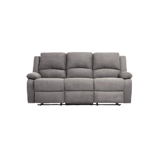 Reclining sofa for living room in fabric - 200 x 90 x 90